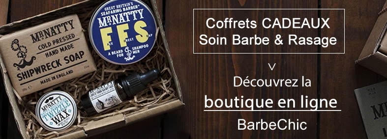 Coffrets cadeaux barbe rasage