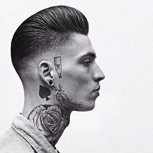 pompadour coupe cheveux homme vintage